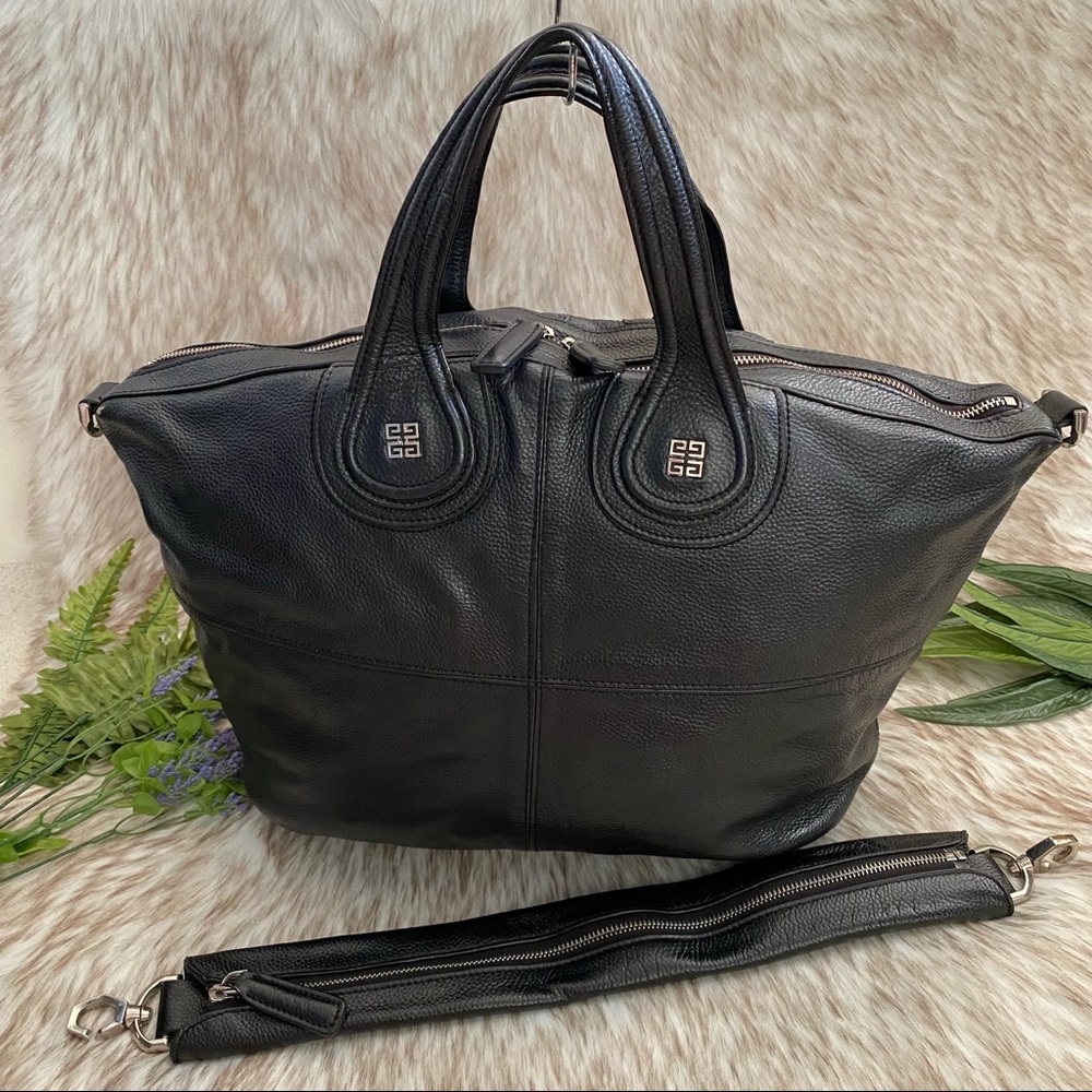 Givenchy Nightingale Leather Shoulder Bag